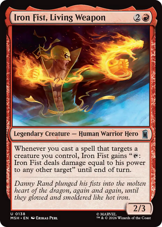 Iron Fist, Living Weapon (0138) (MSH)