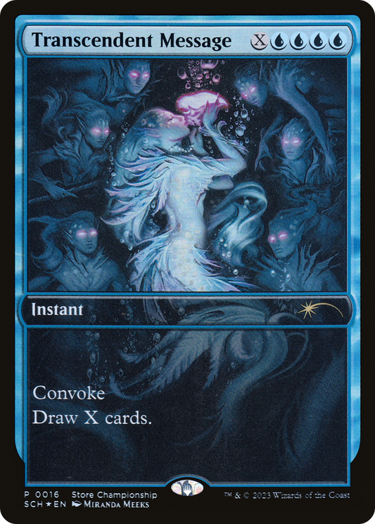 Transcendent Message (0016) (Store Championship) - Foil