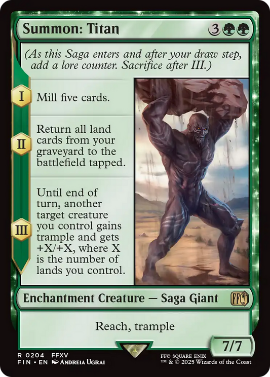 Summon: Titan - Foil