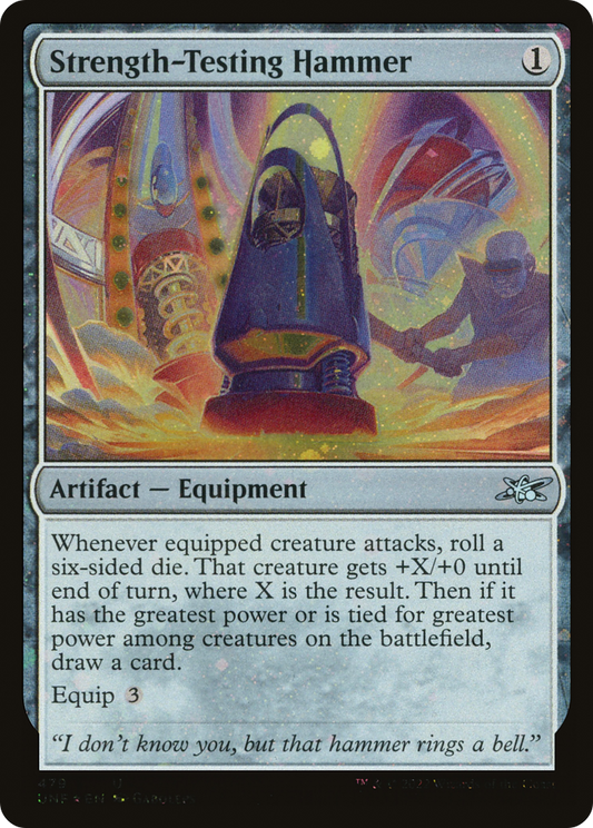 Strength-Testing Hammer (479) - Galaxy Foil