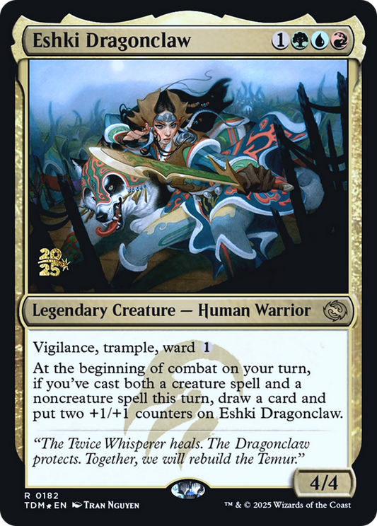 Eshki Dragonclaw (0182) (Prerelease) (PTDM) - Foil
