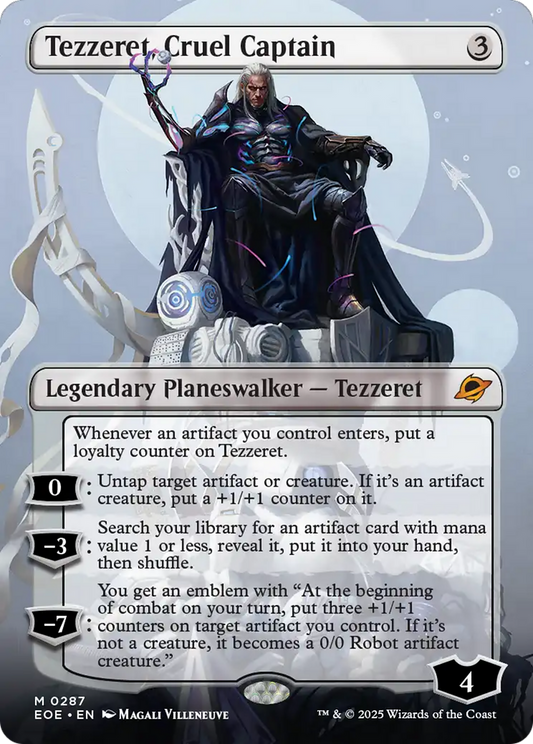 Tezzeret, Cruel Captain (0287) (Borderless)