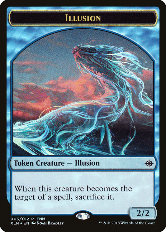 Illusion (003) // Saproling (003) Double-Sided Token (FNM) (F18) - Foil