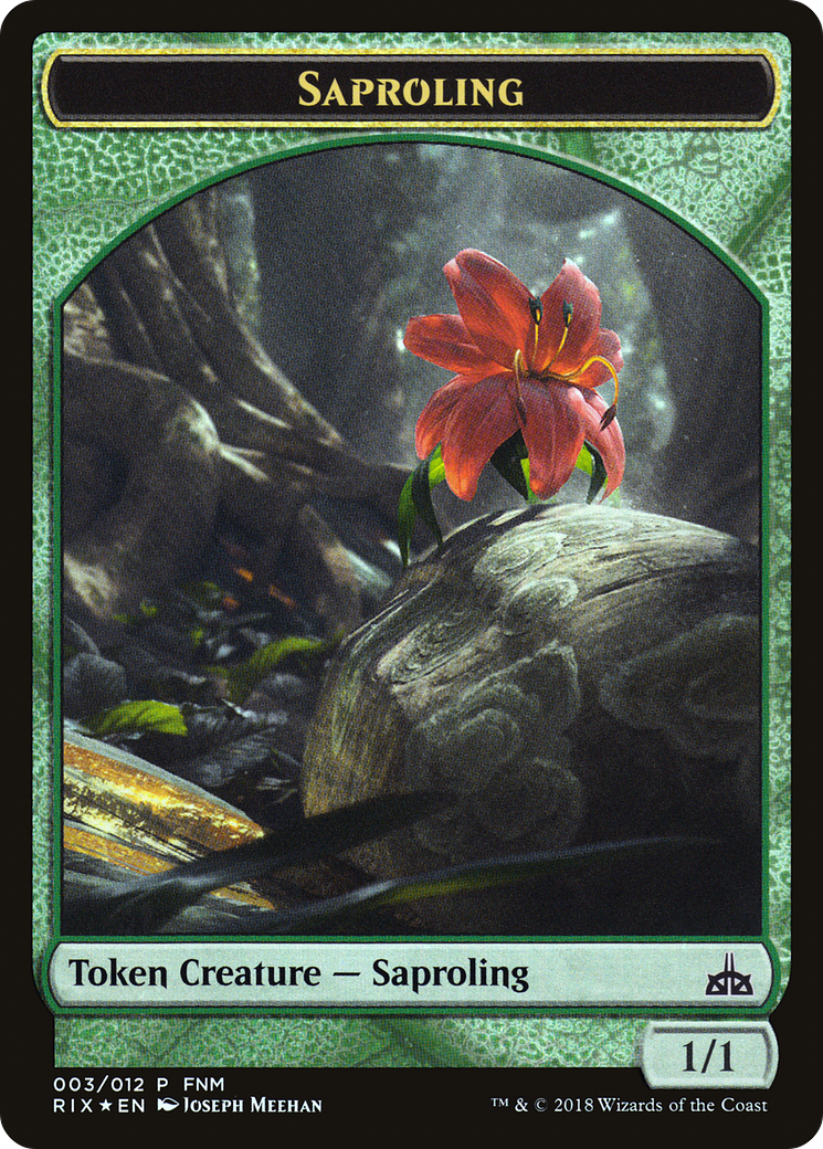 Illusion (003) // Saproling (003) Double-Sided Token (FNM) (F18) - Foil
