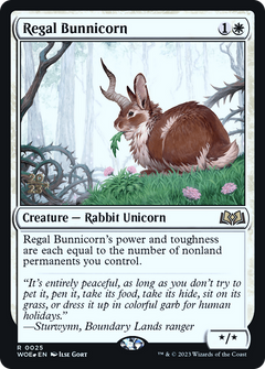 Regal Bunnicorn (0025) (Prerelease) - Foil