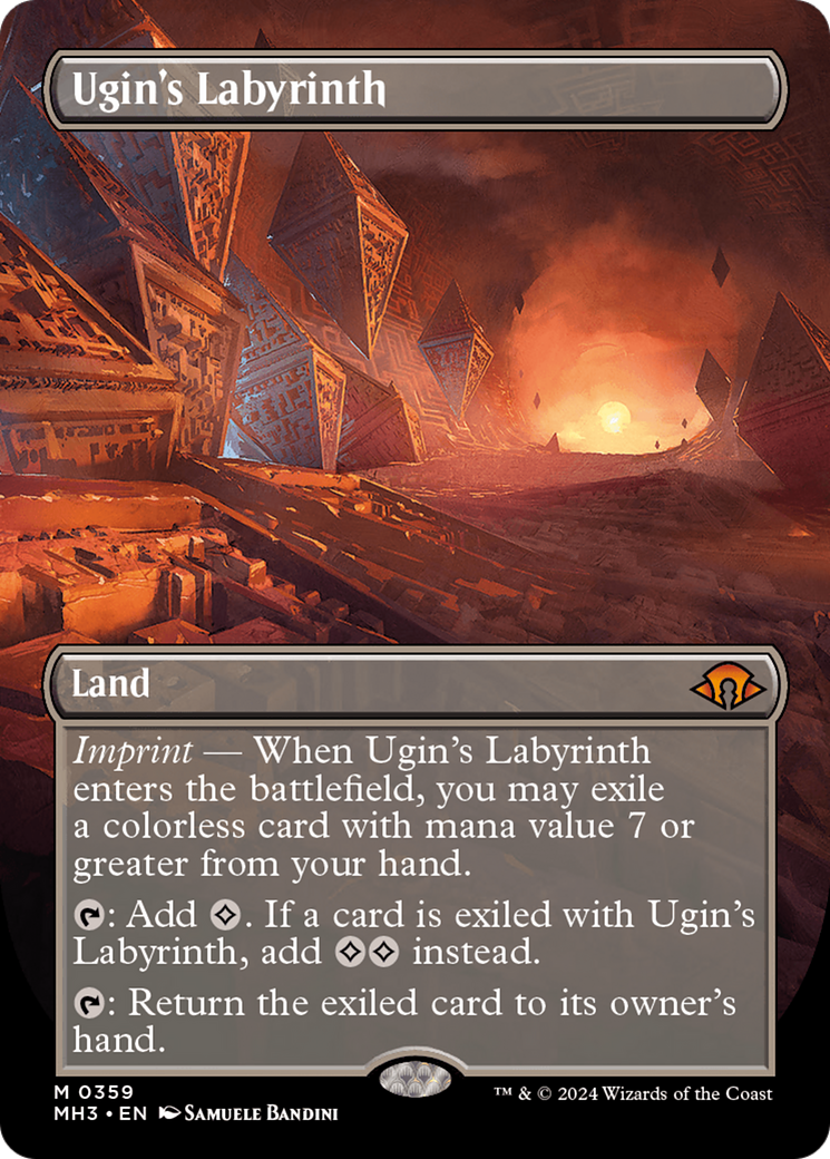 Ugin's Labyrinth (0359) (Borderless) - Foil