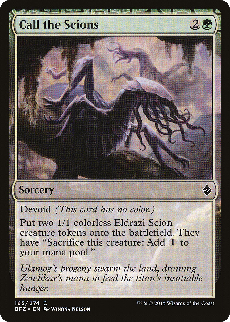 Call the Scions - Foil