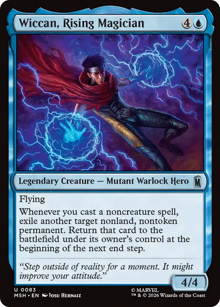 Wiccan, Rising Magician (MSH) - Foil