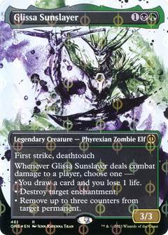 Glissa Sunslayer (461) (Borderless) (Showcase) - Compleat Foil