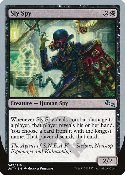 Sly Spy (Serious, Nonstop Espionage and Kidnapping.)
