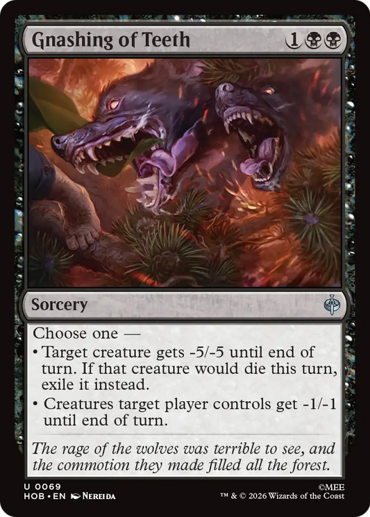 Gnashing of Teeth (HOB) - Foil
