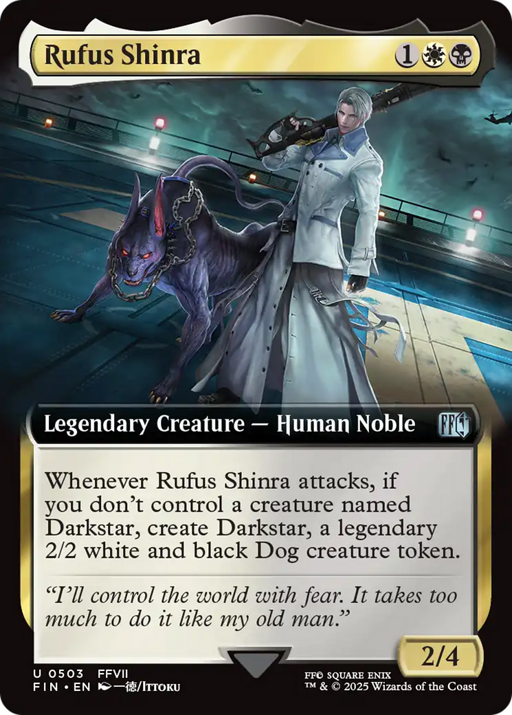 Rufus Shinra (0503) (Extended Art) - Foil