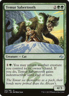 Temur Sabertooth - Foil