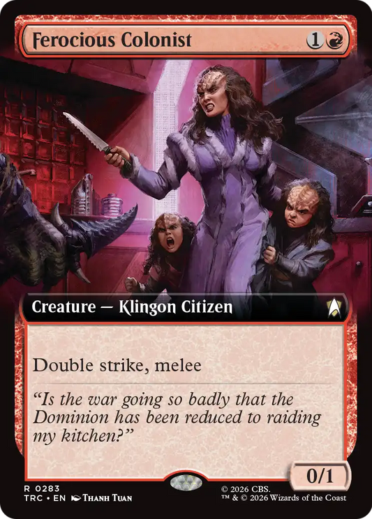 Ferocious Colonist (0283) (Extended Art) (TRC)