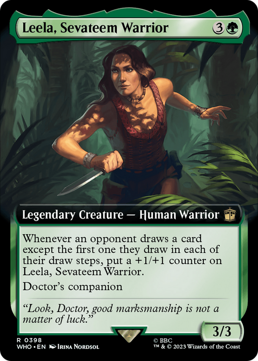 Leela, Sevateem Warrior (0398) (Extended Art) - Foil