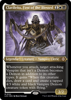 Clavileno, First of the Blessed (0122) (Display Commander) (Thick Stock) - Foil Etched
