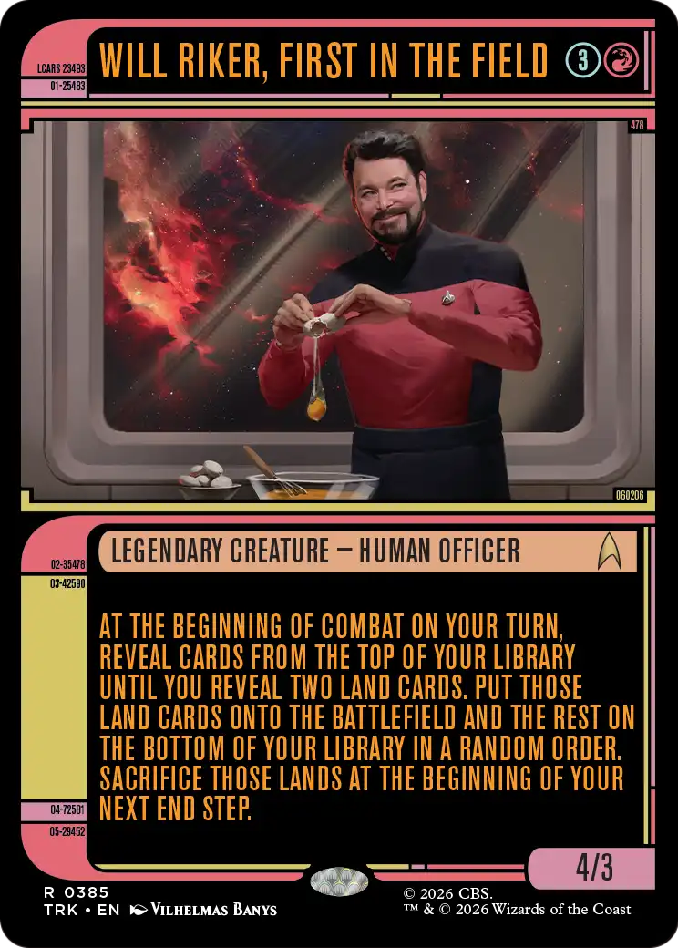 Will Riker, First in the Field (0385) (Showcase) (TRK)