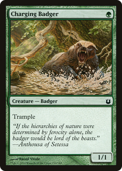 Charging Badger - Foil