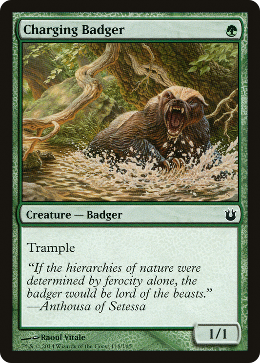 Charging Badger - Foil