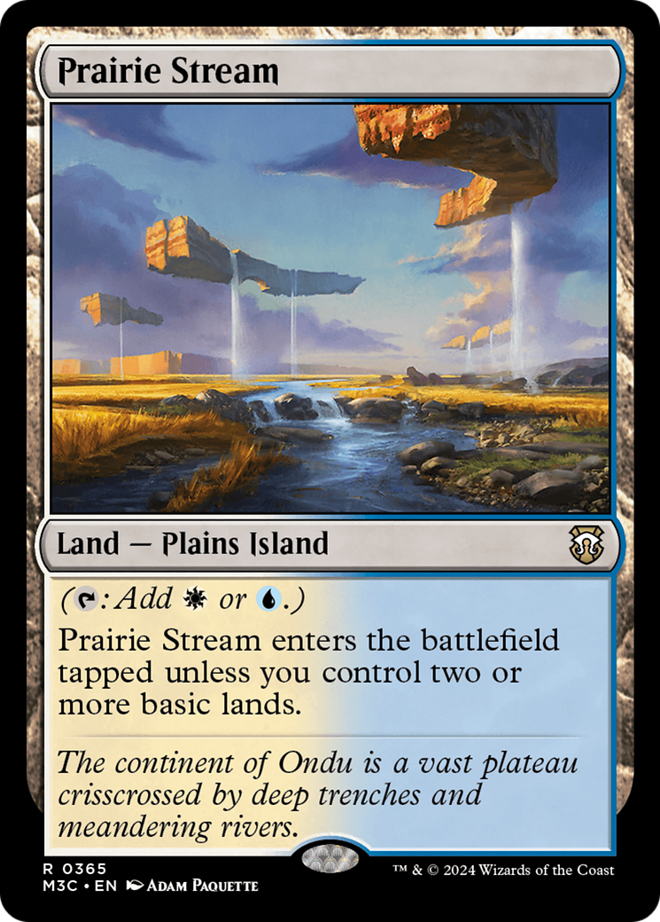 Prairie Stream - Ripple Foil