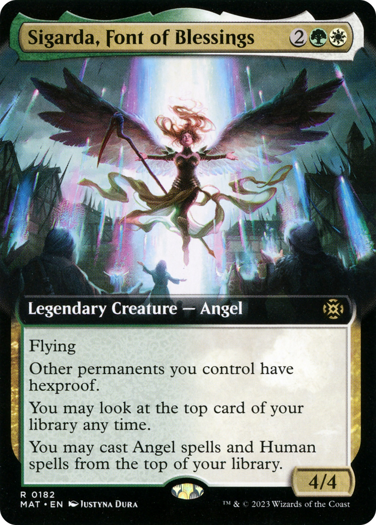Sigarda, Font of Blessings (0182) (Extended Art) - Foil