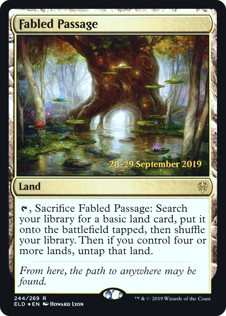 Fabled Passage (244) (Prerelease) - Foil