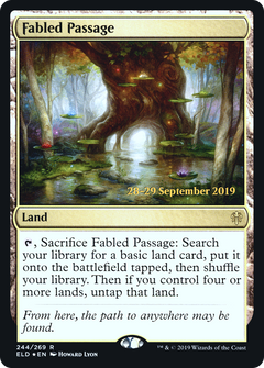 Fabled Passage (244) (Prerelease) - Foil