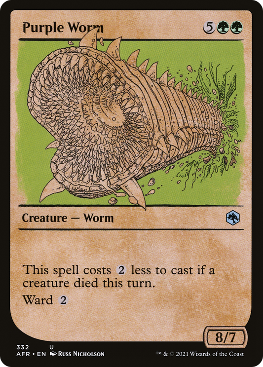 Purple Worm (332) (Showcase) - Foil