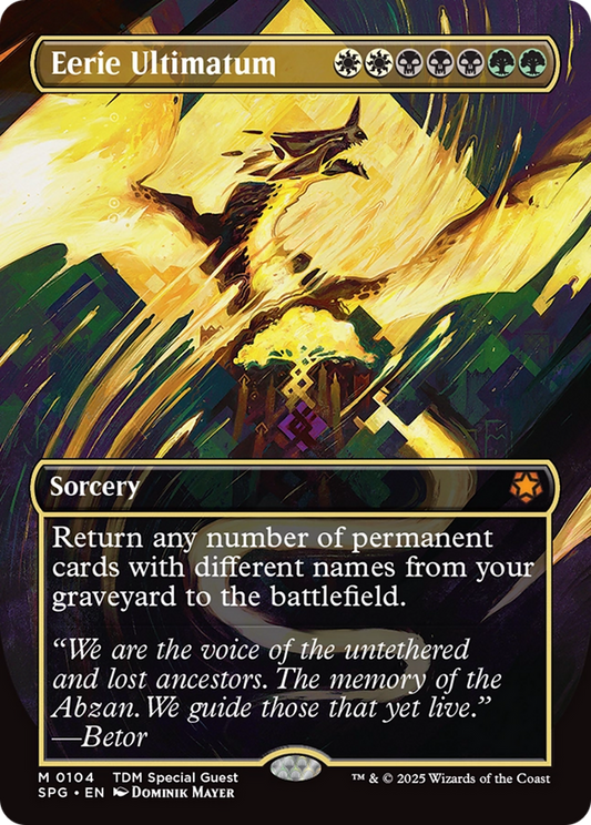 Eerie Ultimatum (0104) (Borderless) - Foil