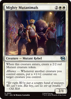Mighty Mutanimals (TMT) - Foil