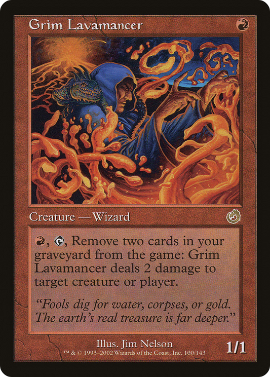Grim Lavamancer - Foil