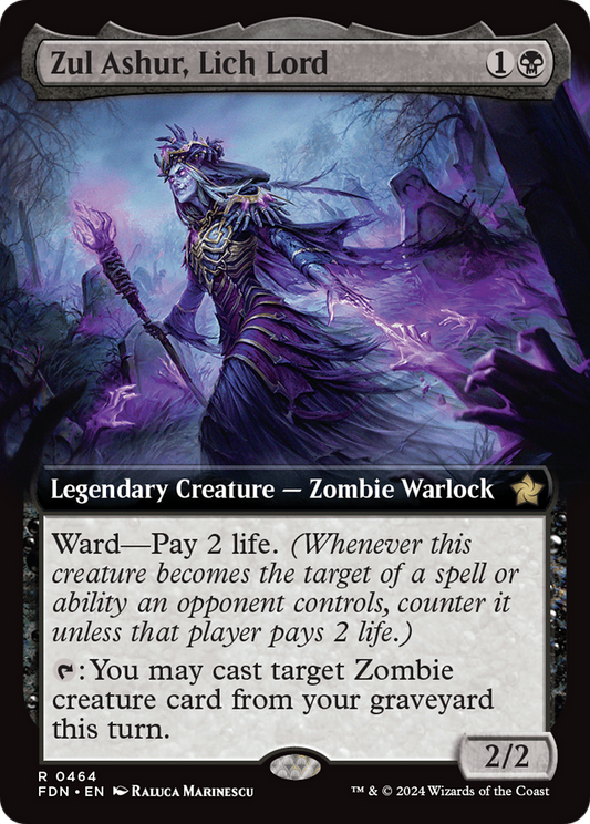 Zul Ashur, Lich Lord (0464) (Extended Art)