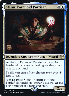 Stenn, Paranoid Partisan (221) (Prerelease) - Foil