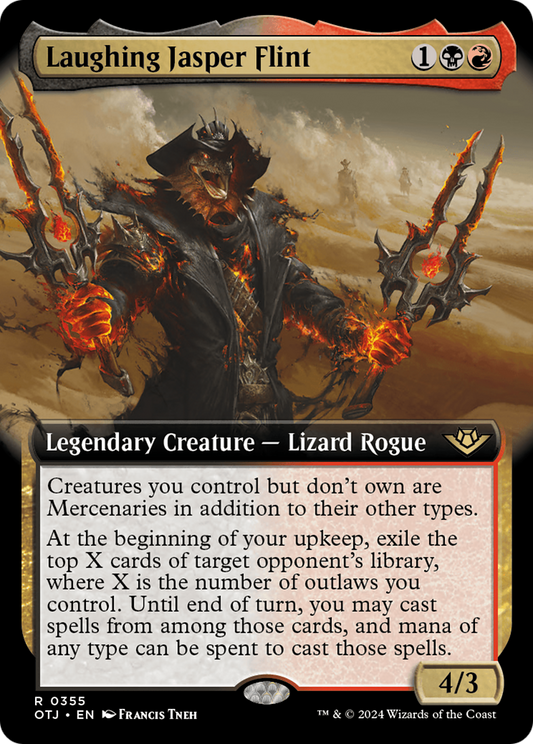 Laughing Jasper Flint (0355) (Extended Art) - Foil
