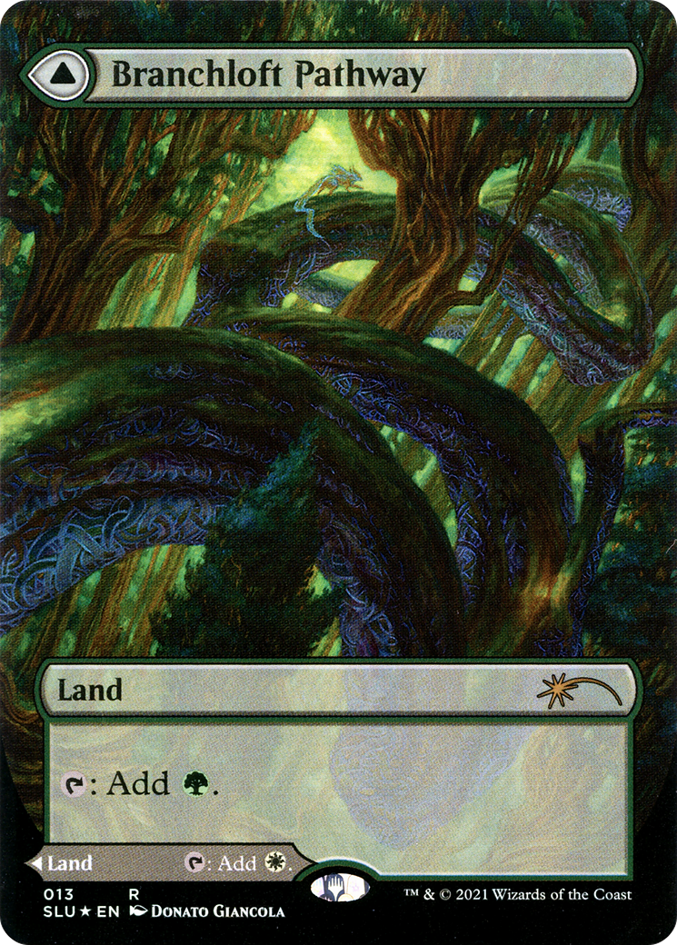 Branchloft Pathway // Boulderloft Pathway (013) (Borderless) (SLU) - Foil