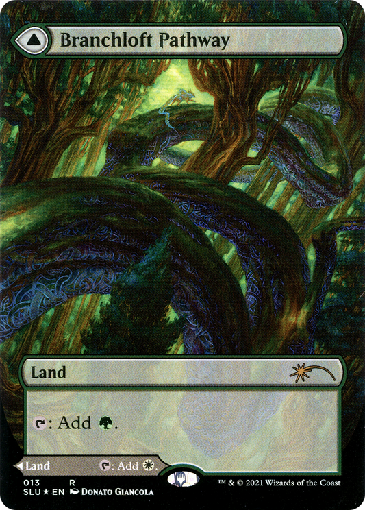Branchloft Pathway // Boulderloft Pathway (013) (Borderless) (SLU) - Foil
