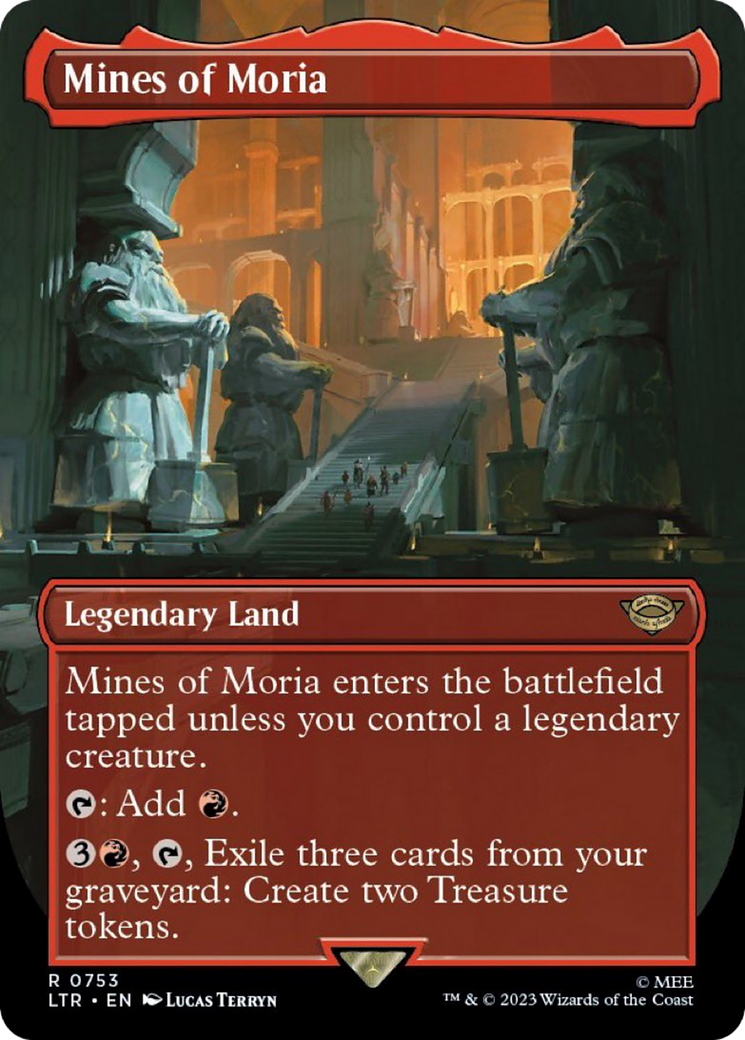 Mines of Moria (0753) (Borderless) - Surge Foil