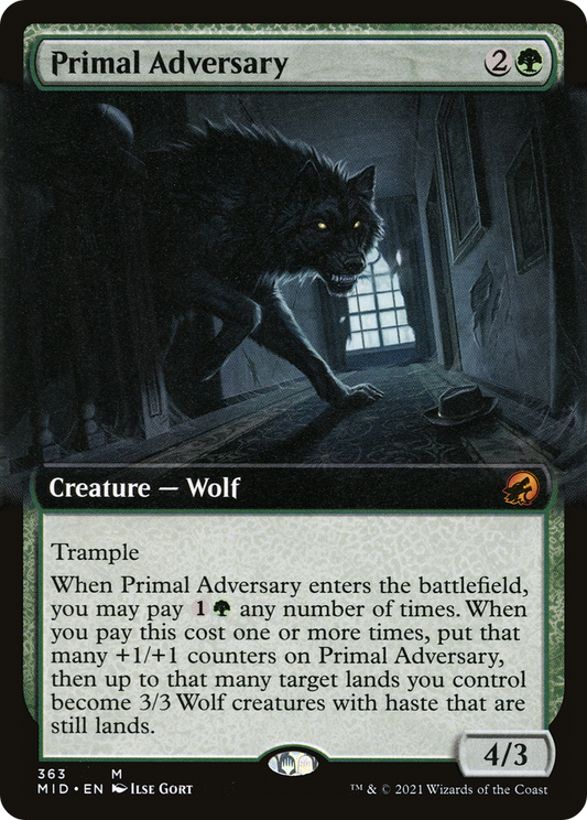 Primal Adversary (363) (Extended Art) - Foil