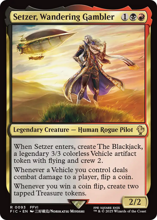 Setzer, Wandering Gambler - Surge Foil