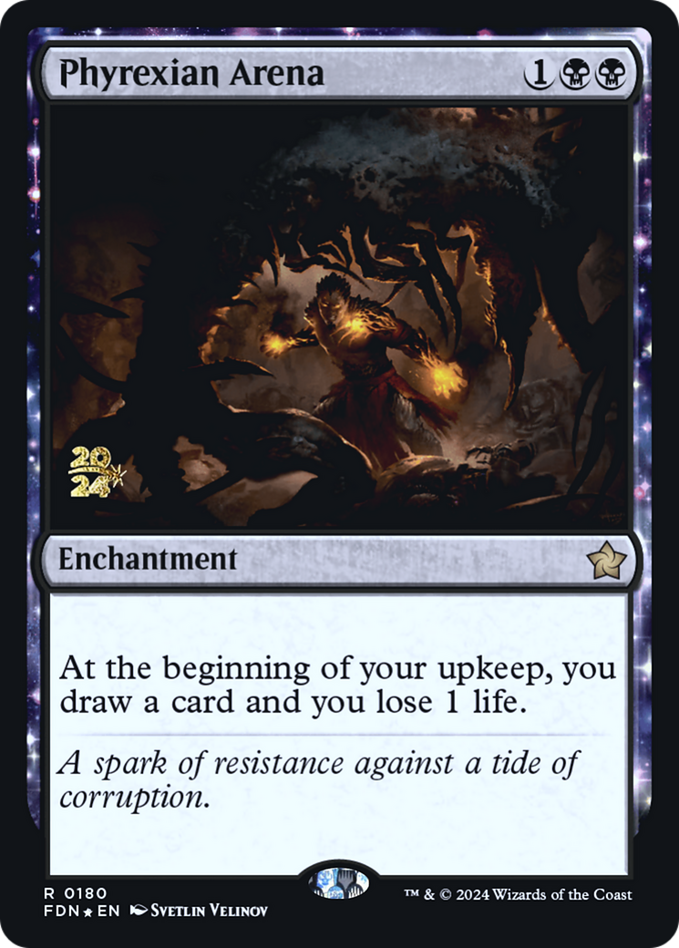 Phyrexian Arena (0180) (Prerelease) - Foil