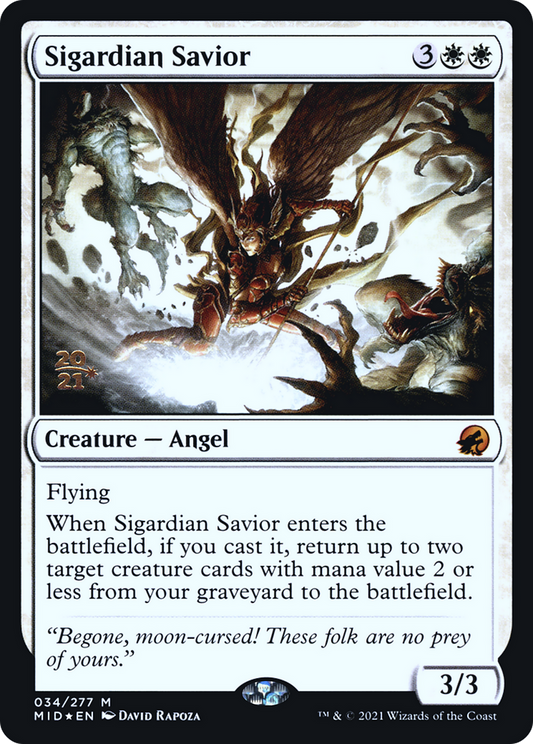 Sigardian Savior (034) (Prerelease) - Foil