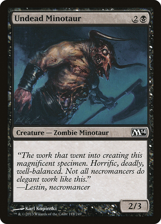 Undead Minotaur - Foil