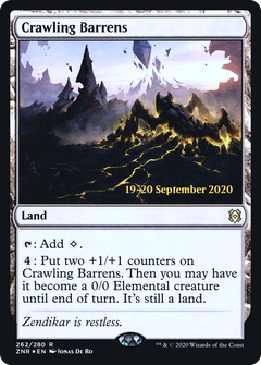 Crawling Barrens (262) (Prerelease) - Foil
