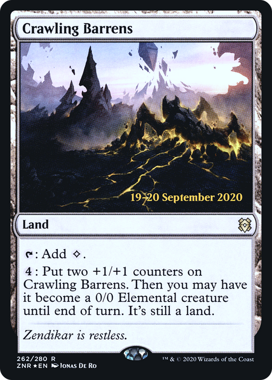 Crawling Barrens (262) (Prerelease) - Foil