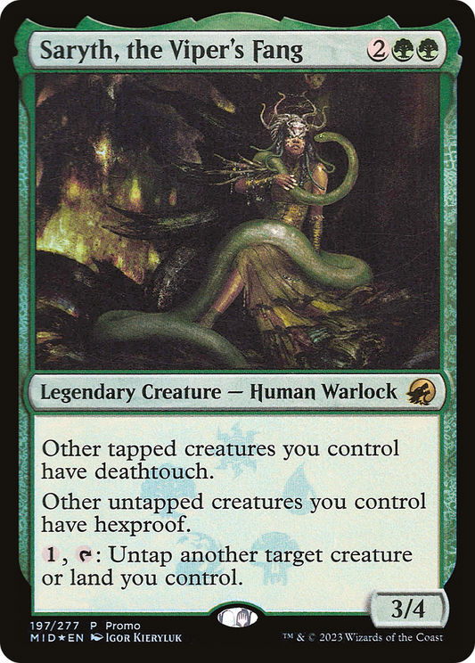 Saryth, the Viper's Fang (197) - Foil