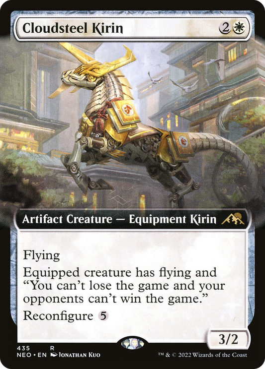 Cloudsteel Kirin (435) (Extended Art) - Foil