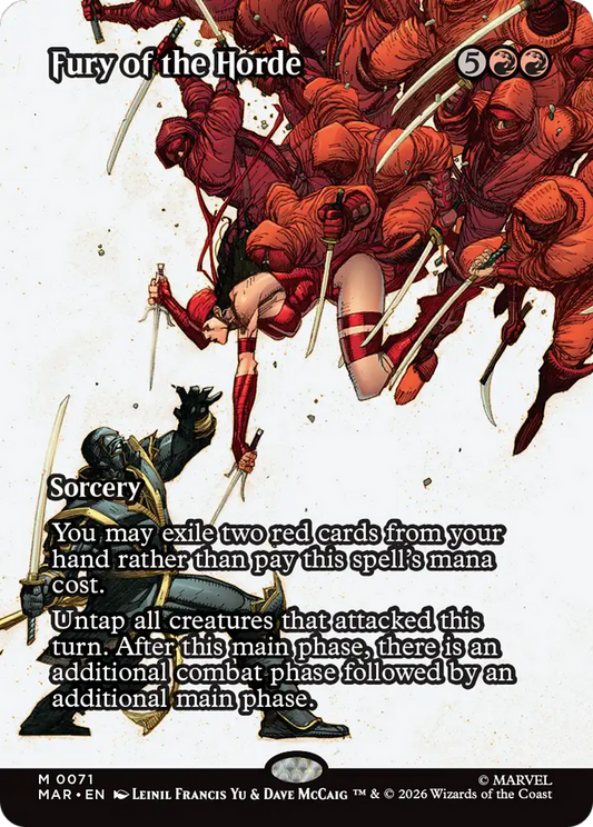 Fury of the Horde (0071) (Borderless) (MAR)