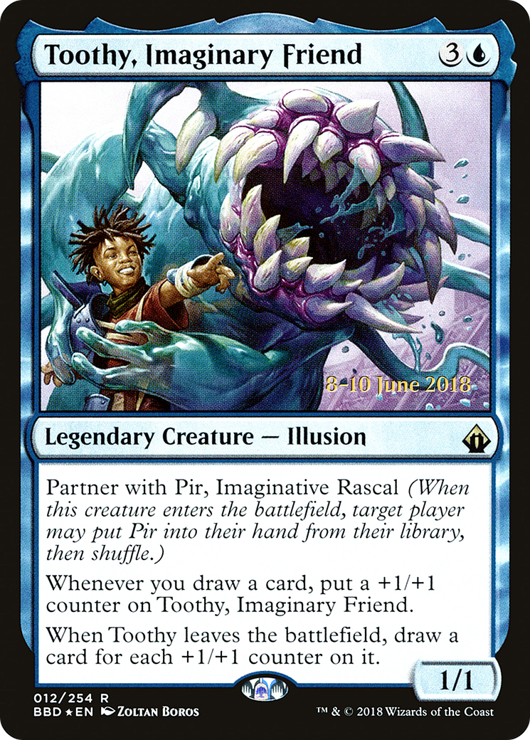 Toothy, Imaginary Friend (012) (Prerelease) - Foil