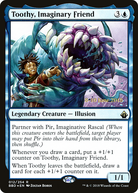 Toothy, Imaginary Friend (012) (Prerelease) - Foil