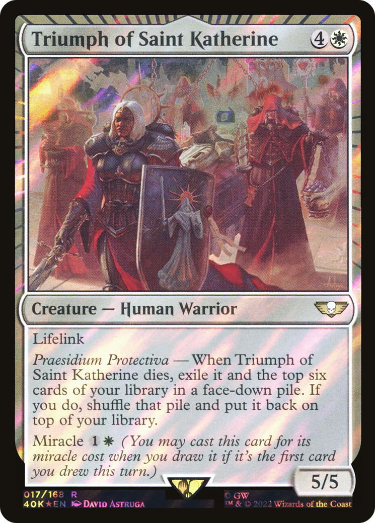 Triumph of Saint Katherine - Surge Foil